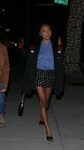 Leggy Skai Jackson & Her Pal Look Stunning as They Step Out 